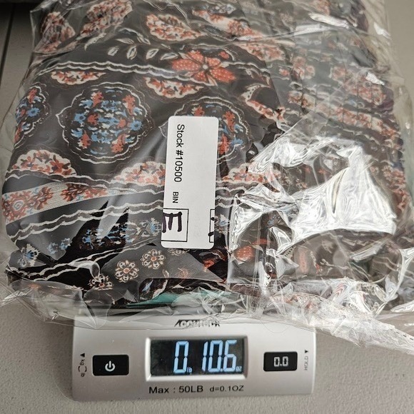 Womens NEW Tiered Skirt Boho Sheer Lined Flowy Feminine Multi Color XL Pull on - Picture 12 of 12